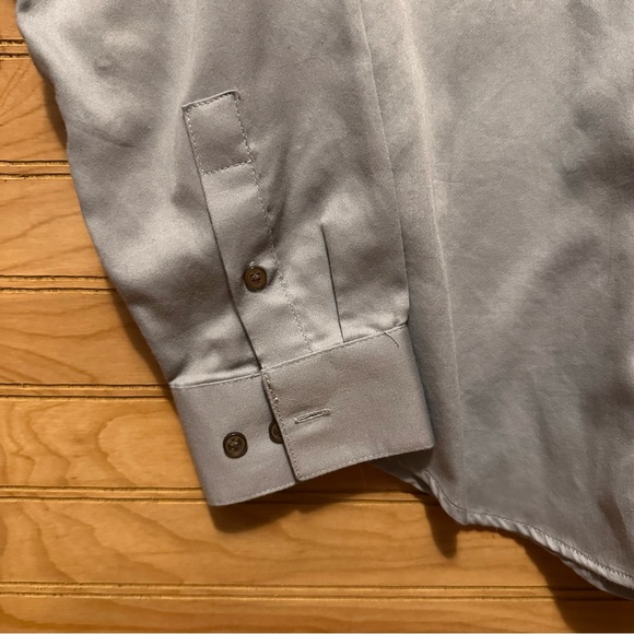 Boy’s Calvin Klein Gray Dress Shirt | Youth Size 14 - Picture 8 of 12